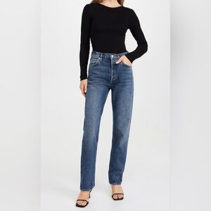 AGOLDE 90s Pinch Waist: High Rise Straight Jeans Size 25